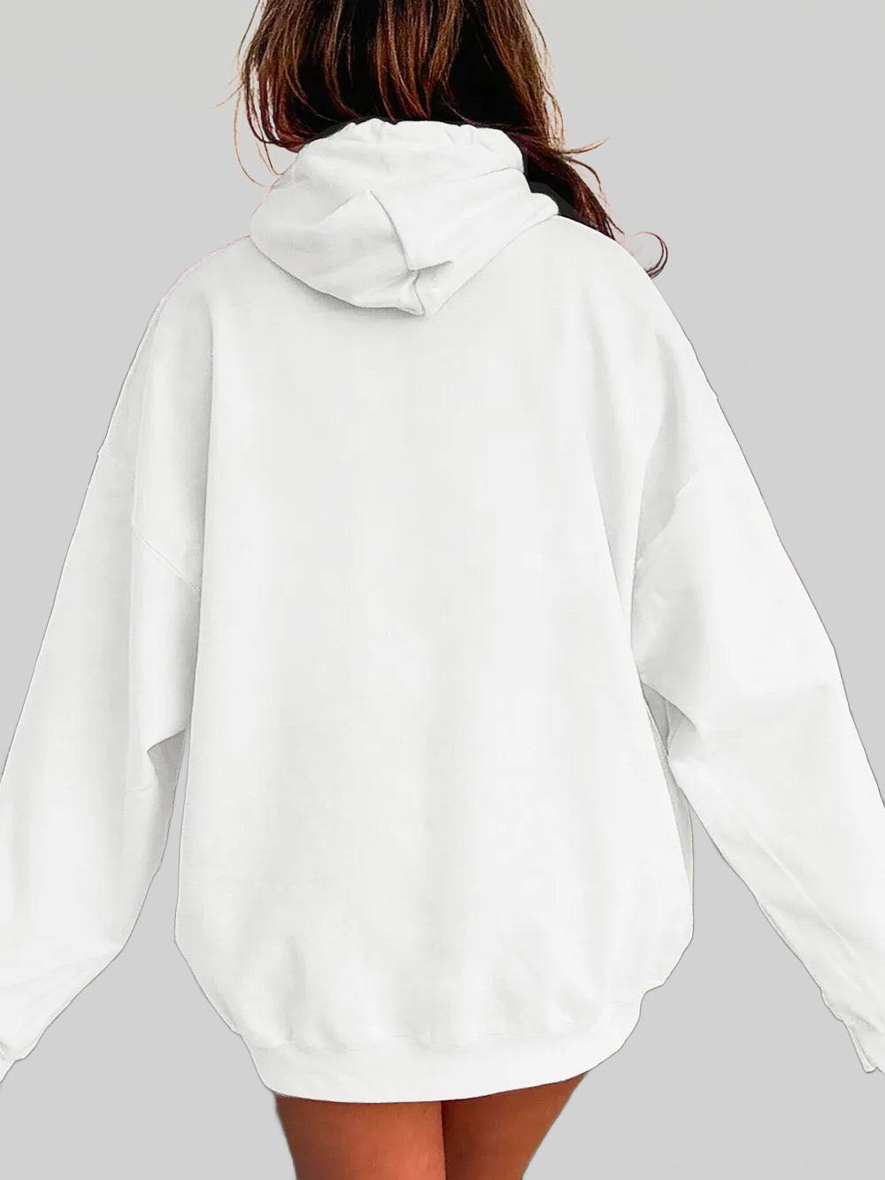 Drawstring Dropped Shoulder Hoodie NicholesGifts