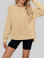 Round Neck Long Sleeve Sweatshirt nicholesgifts