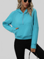 NicholesGifts Women Mandy Zip-Up Raglan Sleeve Hoodie with Pocket NicholesGifts