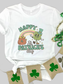 HAPPY ST PATRICK'S DAY Round Neck T-Shirt nicholesgifts