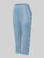 Women Full Size Side Decor Button Casual Wide Leg Pants Plus Size nicholesgifts