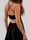 Tiered Crisscross Spaghetti Strap Dress nicholesgifts