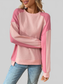 Color Block Long Sleeve Sweatshirt nicholesgifts