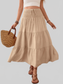 Smocked Tiered Skirt nicholesgifts