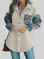 Perfee Pocketed Geometric Collared Neck Shacket nicholesgifts