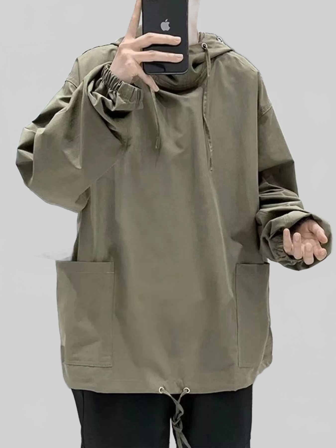 Men's Loose Fit Drawstring Hoodie nicholesgifts