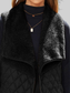 Women Open Front Collared Vest nicholesgifts