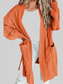 Women Cable-Knit Dropped Shoulder Slit Cardigan nicholesgifts