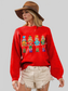Women Double Take Full Size Sequin Nutcracker Long Sleeve Sweater nicholesgifts