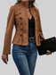 Decorative Button Open Front Long Sleeve Jacket nicholesgifts