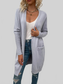 Open Front Long Sleeve Cardigan with Pockets nicholesgifts