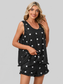 Heart Scoop Neck Tank and Shorts Lounge Set nicholesgifts