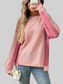 Color Block Long Sleeve Sweatshirt nicholesgifts
