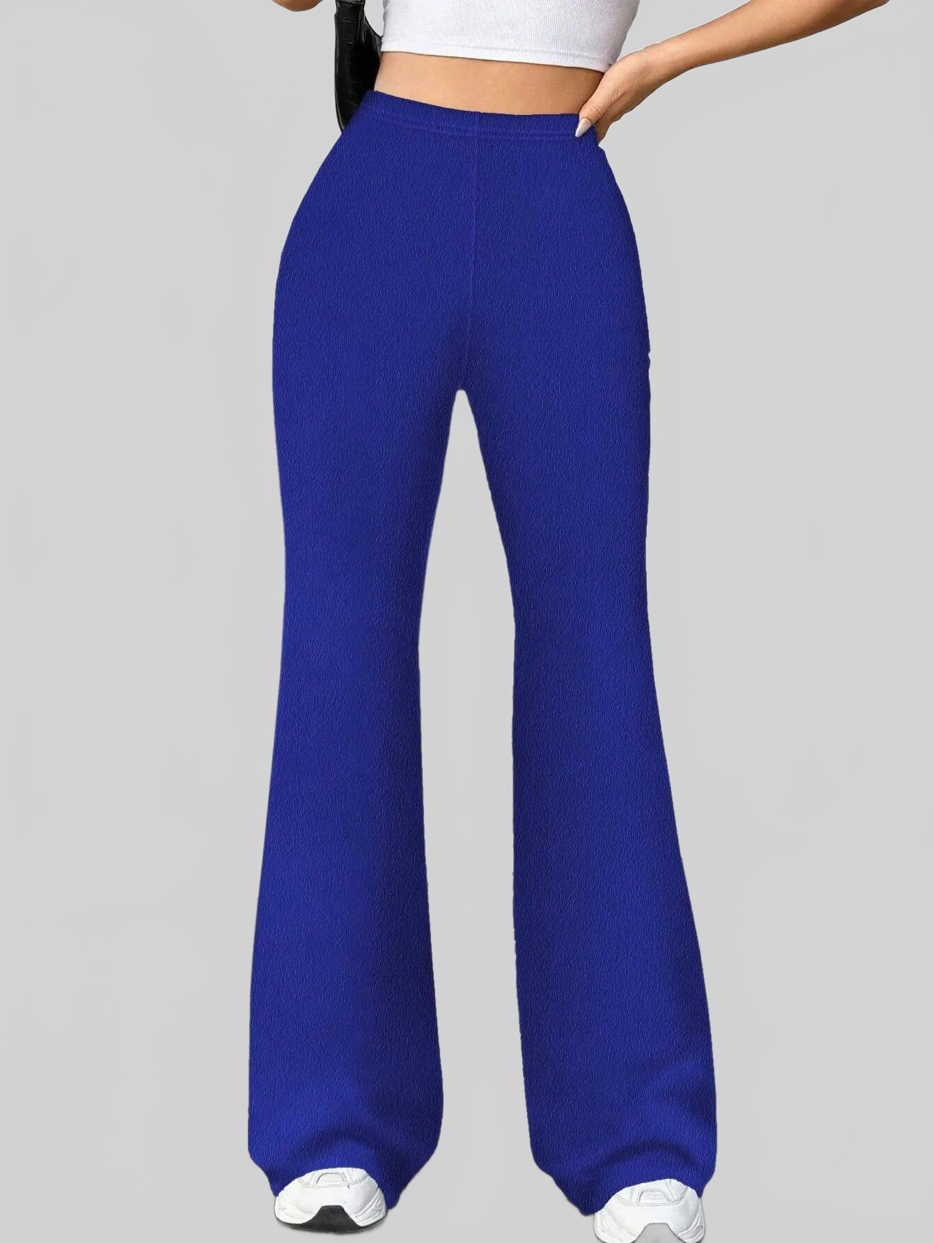 Women High Waisted Flare Pants nicholesgifts