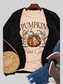 Pumpkin Graphic Round Neck Short Sleeve T-Shirt nicholesgifts