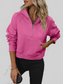 NicholesGifts Women Mandy Zip-Up Raglan Sleeve Hoodie with Pocket NicholesGifts