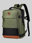 Color Block Multi-Pockets Backpack Bag nicholesgifts