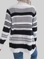 Women Striped Open Front Long Sleeve Cardigan nicholesgifts