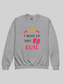 Toddler Girls I Woke Up This Cute Long Sleeve Crewneck Sweatshirt nicholesgifts