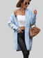 Plaid Dropped Shoulder Cardigan with Pocket nicholesgifts