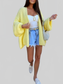 Open Front Long Sleeve Cardigan nicholesgifts