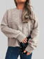 Flower Button Up Ribbed Hem Cardigan nicholesgifts