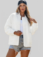 Baseball Collar Floral Quilted Jacket nicholesgifts