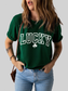 LUCKY Round Neck Short Sleeve T-Shirt nicholesgifts