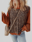 Leopard Print Long Sleeve Sweatshirt nicholesgifts