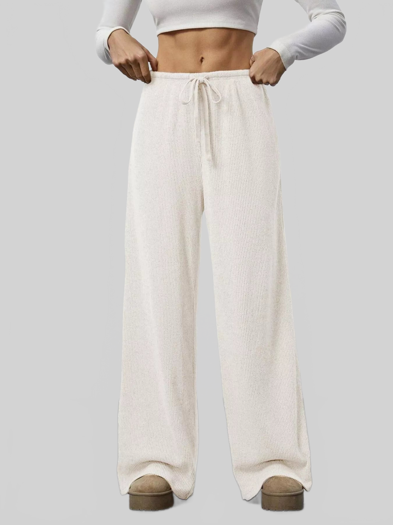 Women Relaxed Fit Drawstring Pants nicholesgifts