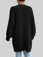 Open Front Dropped Shoulder Slit Cardigan nicholesgifts