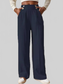 Women Full Size High-Waisted Wide-Leg Pants Plus Size nicholesgifts