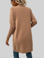 Open Front Long Sleeve Cardigan with Pockets nicholesgifts