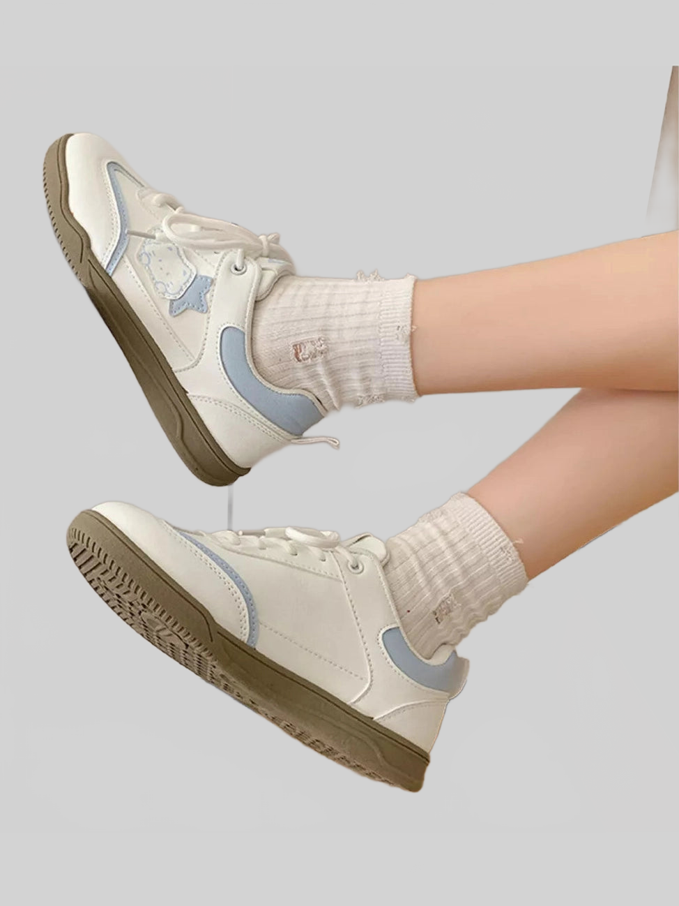 Lace Up Round Toe Sneakers nicholesgifts