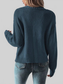 Openwork Button Up Long Sleeve Cardigan nicholesgifts