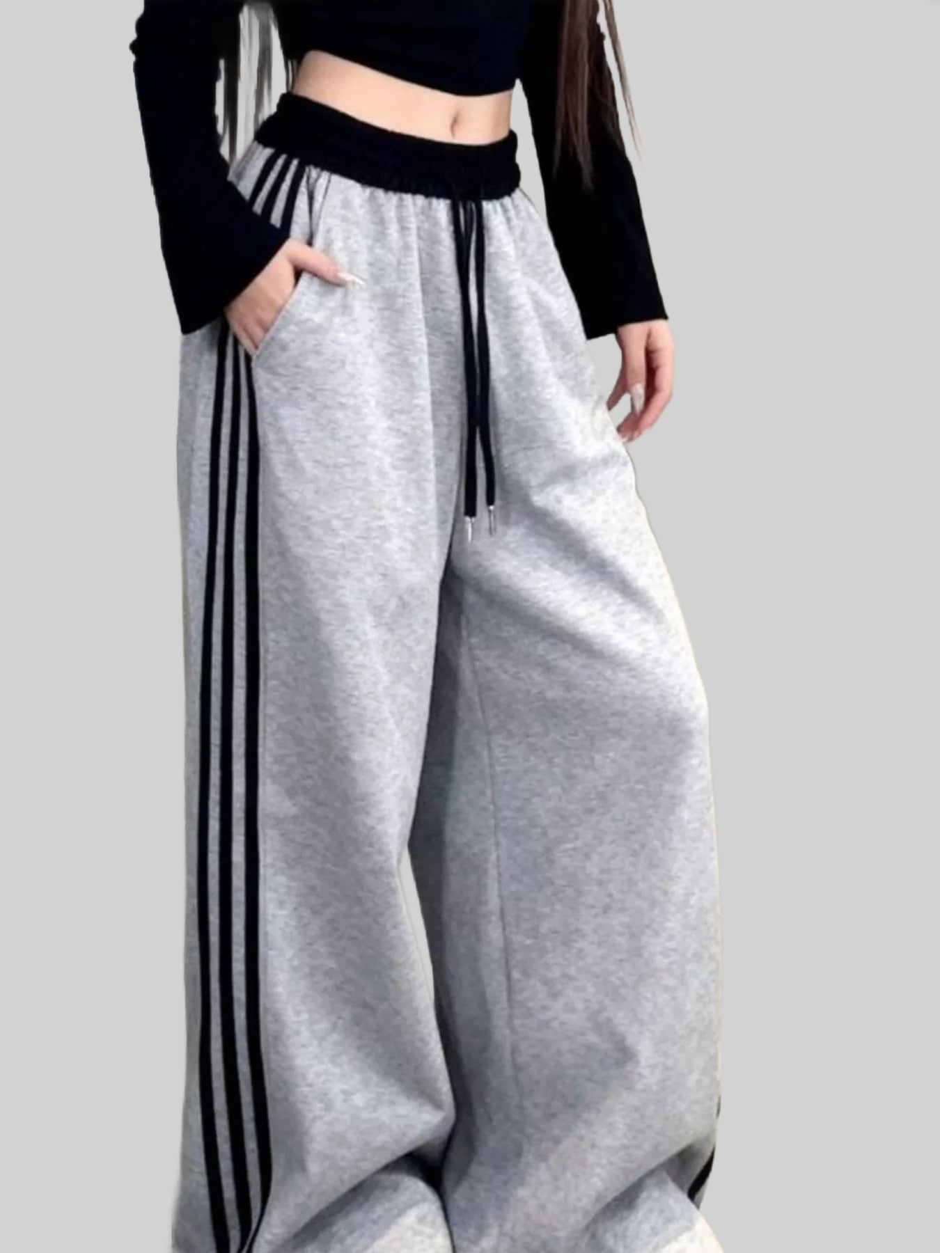 Casual Loose Fit Striped Pants NicholesGifts
