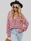 Angel Wings V-Neck Long Sleeve Cardigan nicholesgifts