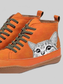 Women Cat Print Striped Ankle Sneakers NicholesGifts