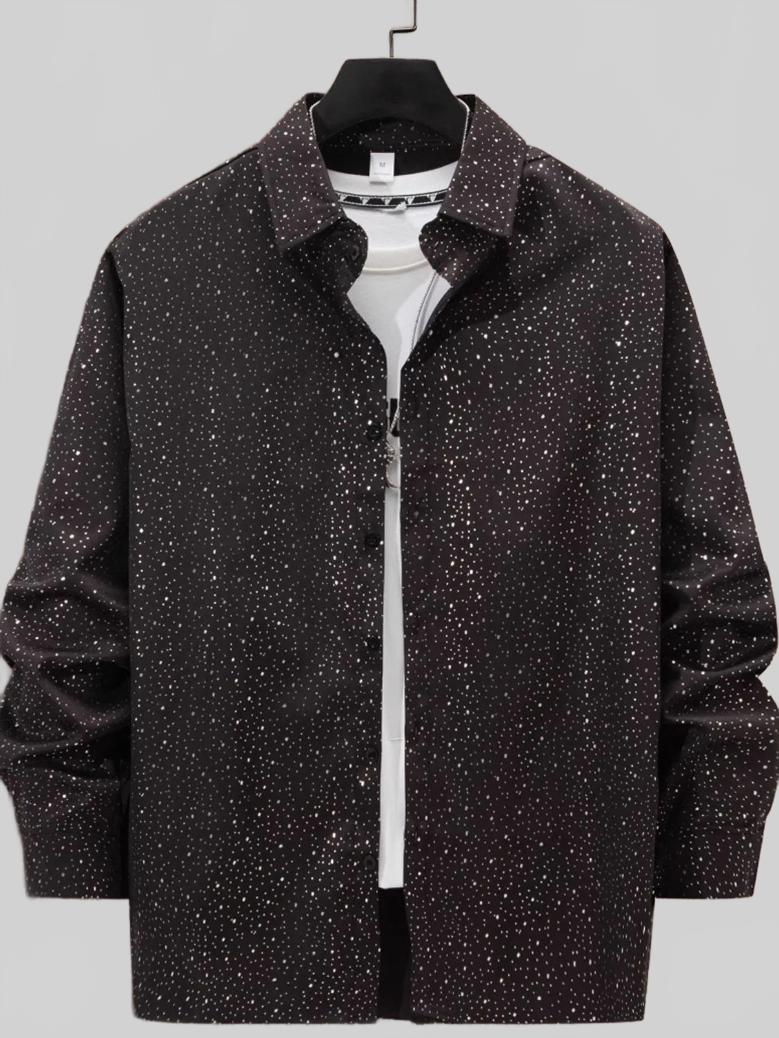 Men's Full Size Button Up Long Sleeve Shirt Plus Size nicholesgifts