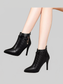 Pointed-Toe Stiletto Ankle Boots NicholesGifts