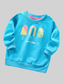 Girls and Toddler Girls Ice Cream Graphic Round Neck Sweatshirt nicholesgifts
