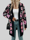 Women Perfee Open Front Longline Cardigan nicholesgifts