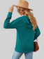 Drawstring Half Button Long Sleeve Hoodie nicholesgifts