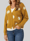 Women Flower Button Front Dropped Shoulder Cardigan nicholesgifts