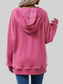 NicholesGifts Women V-Neck Drop Shoulder Long Sleeve Hoodie nicholesgifts