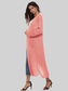 Long Sleeve Open Front Buttoned Cardigan nicholesgifts