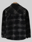 Men's Plus Size Plaid Button Up Long Sleeve Shirt nicholesgifts