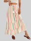 Frill Printed Maxi Skirt nicholesgifts