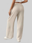 Casual Drawstring Wide Leg Pants nicholesgifts