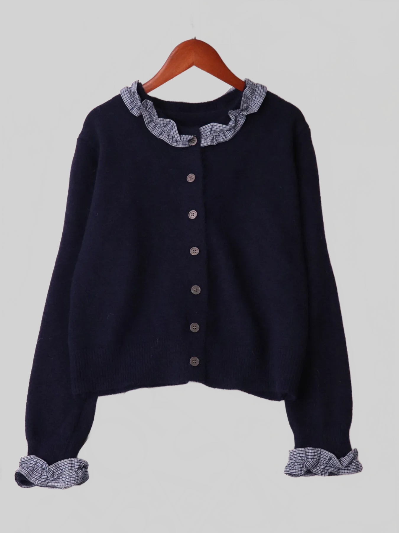 Button Up Long Sleeve Cardigan nicholesgifts